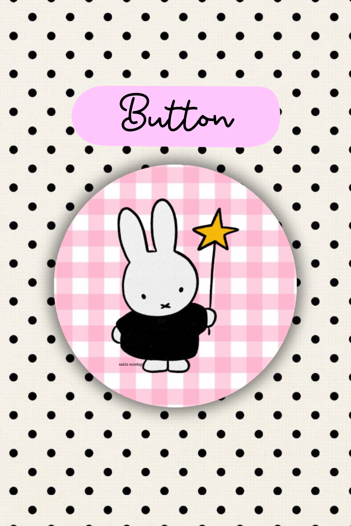 Magic Bunny Button